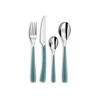 amefa juego de cubiertos turquesa de 24 piezas - 2224sgaf11c71