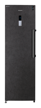 CONGELADOR VERTICAL INFINITON CV-265L85PEH NOFROST E ALTO 185 CM. 282 LITROS. PIEDRA GRIS OSCURO ANTIHUELLAS