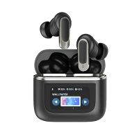 klack auriculares bluetooth con cancelacion de ruido real anc y pantalla tactil inteligente