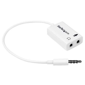 Adaptador de auriculares con micrófono StarTech MUYHSMFFADW 3,5mm 4 pines a 2x 3,5mm