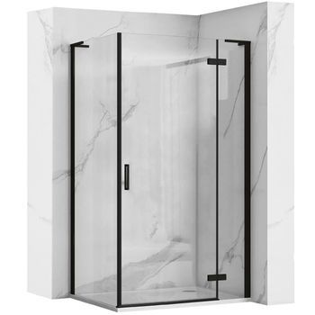 Cabina De Ducha Rea Hugo Black 100x90
