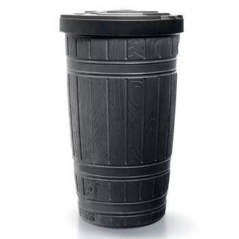Depósito Para Agua De Lluvia Woodcan 265l, 648x648x1128mm Negro