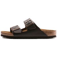 birkenstock sandalias arizona natural leather dark brown para hombre