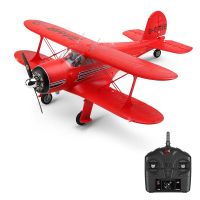 xk a300-beech d17s envergadura de 550 mm sistema 24ghz 4ch 3d  6g avion rc de ala fija de epp biplano rtf