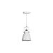 Colgante brooklyn 1xe27 al.reg.xd.17cm blanco
