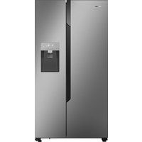 hisense american-style fridge freezer silver rs694n4td1 silver