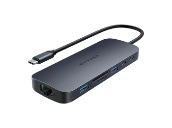Hub - Hyper HyperDrive Next, 11 puertos, HDMI, Ethernet, MicroSD, USB, Azul