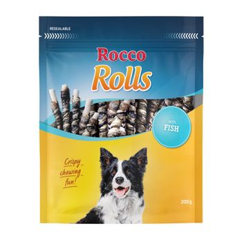 Rocco Rolls Chew Sticks Saver Pack - Value Pack: Fish (6 x 200g)