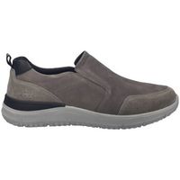 josef seibel mocasines mocasin wales-04 nubuck gris para hombre