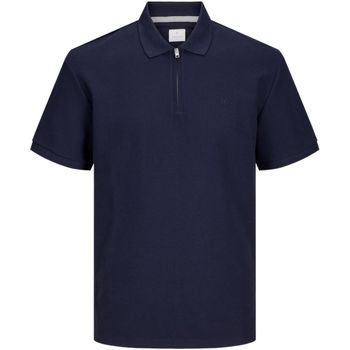 Jack & Jones Polo 12257574 JPRCCJOHNNY HALF ZIP SS POLO PLS NIGHT SKY para hombre
