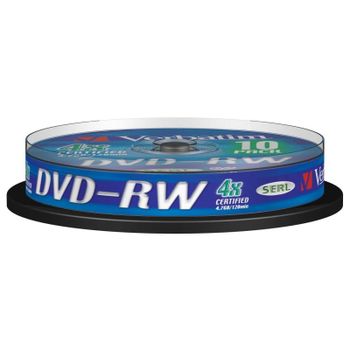 DVD-RW Verbatim 4,7 GB 10 unidades spindle