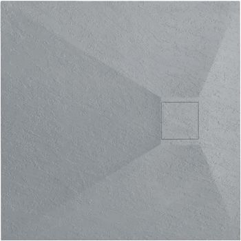 Plato De Ducha Rea Magnum Grey 90x90