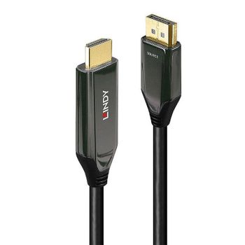 Cable Adaptador DisplayPort a HDMI Lindy 2 m 8K 60 Hz 48 Gbit/s