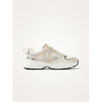 Vanessa Wu Deportivas Moda Gigi Initials Beige para mujer