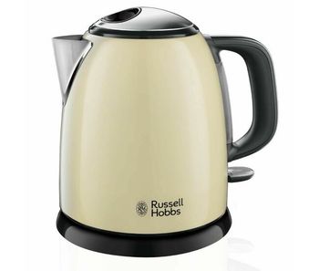 Hervidor de agua eléctrico con luz led russell hobbs 24994-70 crema 2400 w (1 l)