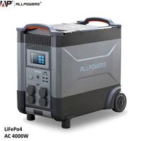 estacion de energia portatil allpowers r4000 4 salida ca de 4000w - lifep04 3600wh