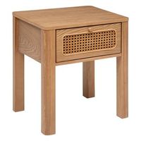 mesillas de noche tiria de chapa de fresno 1 cajon h525cm