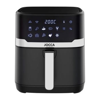 Jocca Freidora de Aire Digital 6,5L con 9 Programas Automáticos y  Pantalla LED Táctil