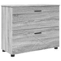 gabinete de bano gris sonoma 765 x 35 x 64 cm vidaxl