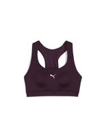 sujetador deportivo de running puma 4keeps run bra mujer morado