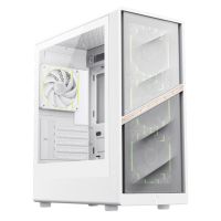 carcasa gamemax aeris 330 mw mini torre gaming blanco itx micro atx