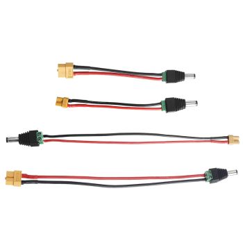 Cable URUAV hembra de 5.5mm*2.5mm a conector hembra Amass XT30/XT60 para URUAV 6 en 1 PRO/ToolkitRC cargador