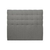 cabecero de cama cuadrados ascot  graphite  120 x 160 cm