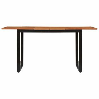 Mesa De Comedor | Mesa De Cocina 160x80x75 Cm Madera Maciza Acacia