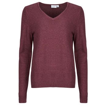 Vila Jersey VIRIL V-NECK L/S para mujer