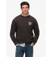 superdry para hombre m2014305a sudadera merchant graphic negro s casual algodon