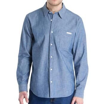Calvin Klein Jeans Camisa manga larga Chambray para hombre