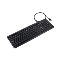 teclado tooq tqk-2002-b usb 104 teclas negro