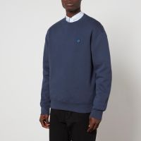 maison kitsune fox head cotton-jersey sweatshirt - s