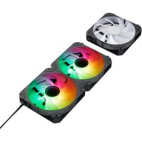 abysm gaming ventilador arclight 20 pack 3 en 1 negro iluminacion argb y capacidad de conectarlos en serie