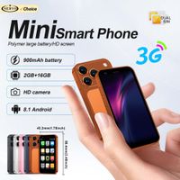 servo 18se mini telefono inteligente pequeno android doble sim 3g wcdma 2gb  16gb play store zona wifi bluetooth gps desbloqueo facial camara pantalla de 30 linterna tipo c telefonos