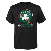 camiseta space jam 2 warming up logo boston celtics - outerstuff junior