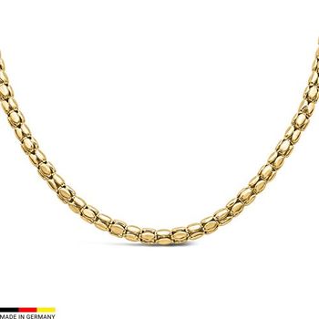 Cadena Fantasie de oro amarillo de 14 quilates, 5,6 mm