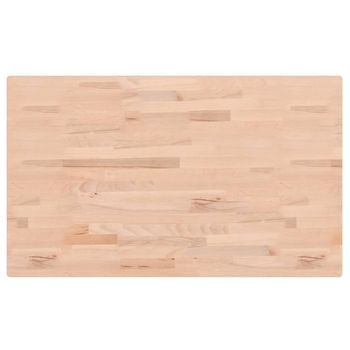 Encimera De Baño | Mueble De Baño Madera Maciza De Haya 100x60x1,5 Cm