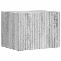 mueble de tv  mueble de salon  gabinete de tv montado en la pared gris sonoma 39 x 31 x 295 cm