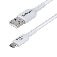 cable cargador usb-a a usb-c de 3m - usb-a a usb tipo c mm - blanco
