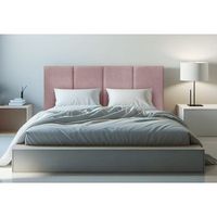 cabecero cama granada tapizado tejido antimanchas largo 105x125 cm rosa