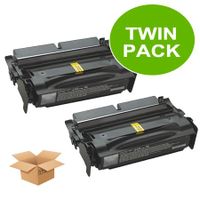 compatible multipack lexmark t430 printer toner cartridges 2 pack -12a8320