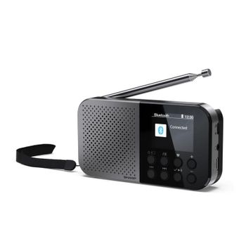 Radio Personal Sharp DR-P520 DAB+ FM Bluetooth 5.3 USB-C Gris