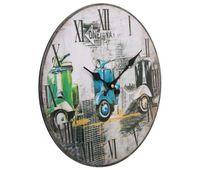reloj de pared de madera
