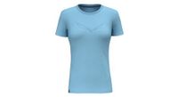 camiseta salewa pure eagle p   strong frame  strong   p azul para mujer