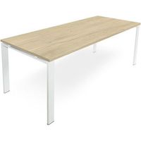 mesa marco abierto 180x60 cm roble