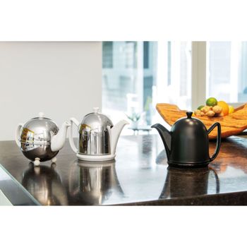Tetera 1 l acero inoxidable 202 blanco