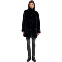 rino  pelle abrigo nonna7002511-ai26-black para mujer