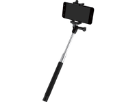 palo selfie - isy isw-1001 bluetooth universal ampliable de 234 cm 110 cm negro y plata