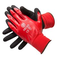 gecko oil proof high grip gloves pair - size 8 medium
